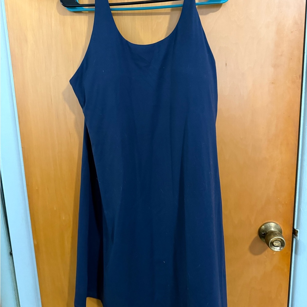 Zyia Navy Blue Sleeveless Dress